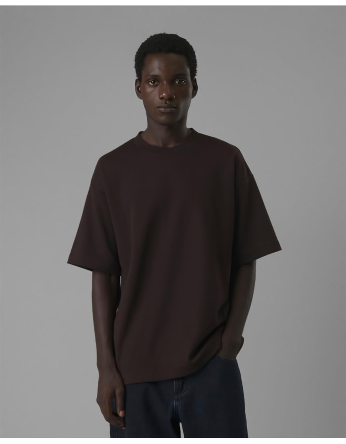 Camiseta oversized-marrom-g