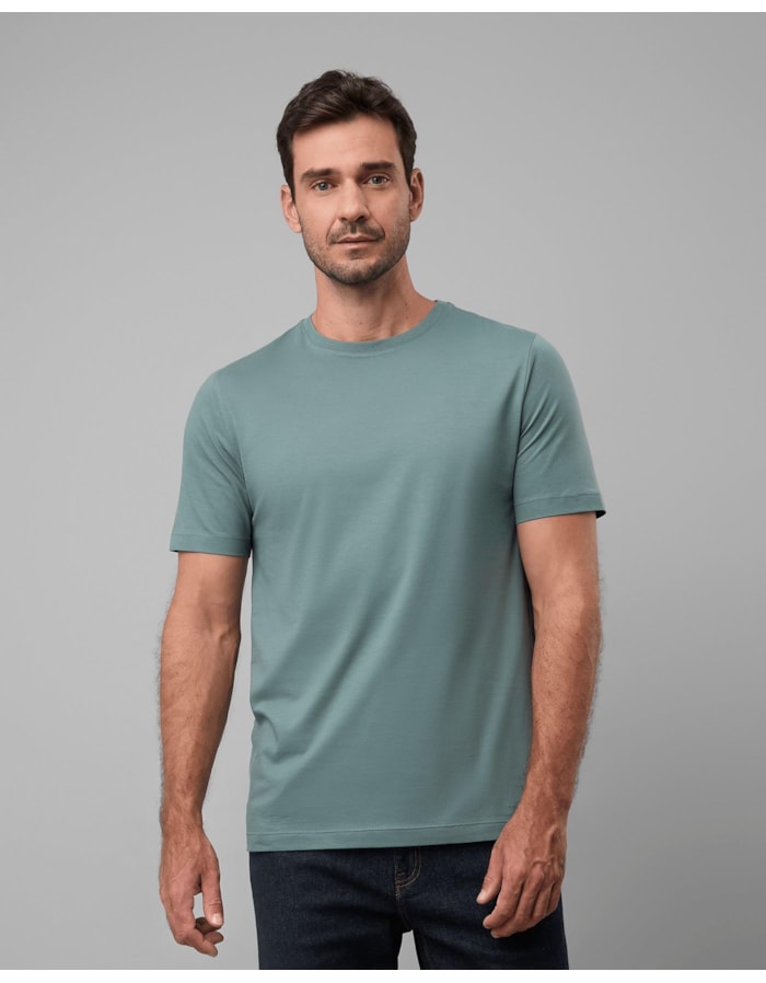 Camiseta pima-verde-curto-p