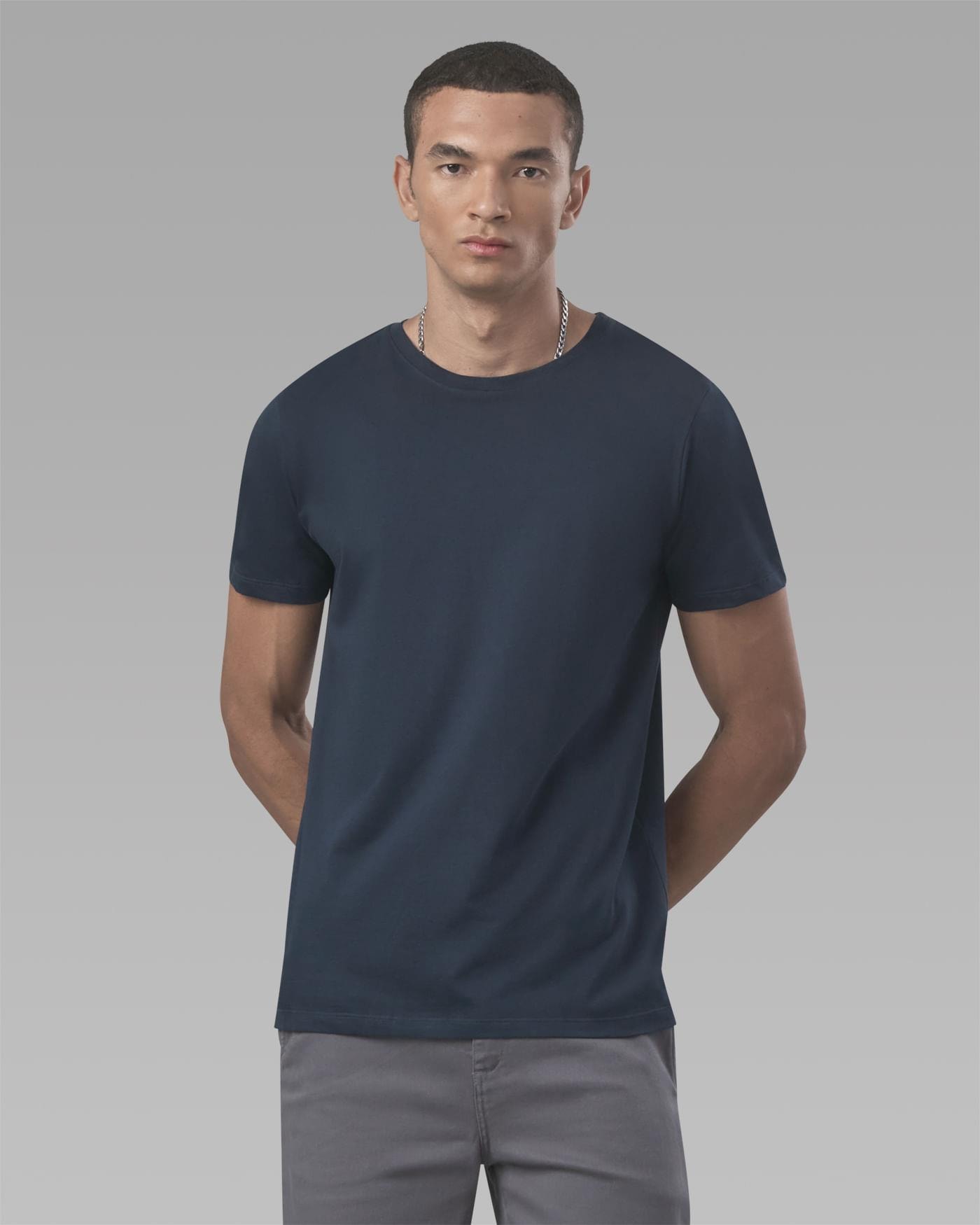 Camiseta Pima Azul Marinho