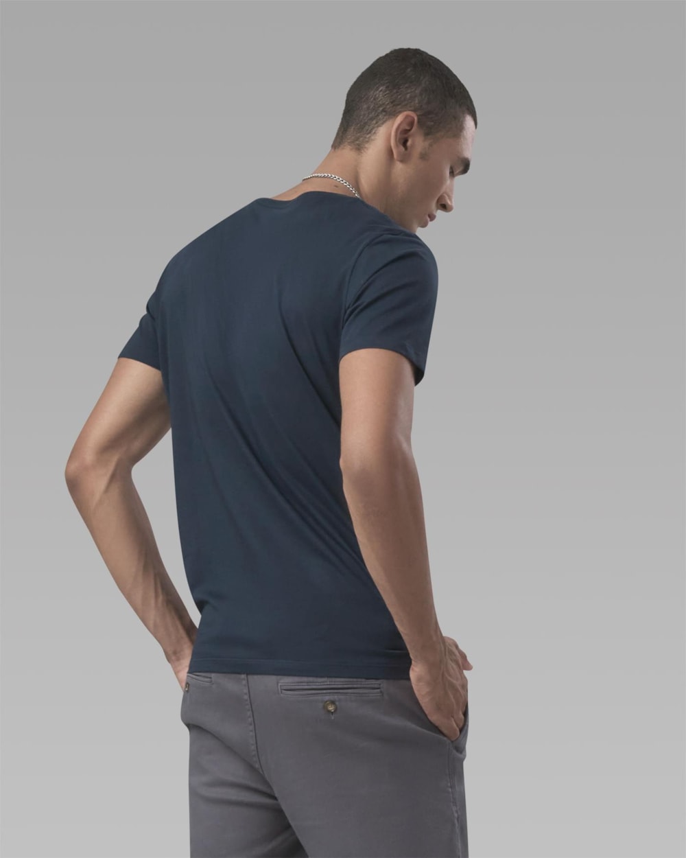 Camiseta Pima Azul Marinho