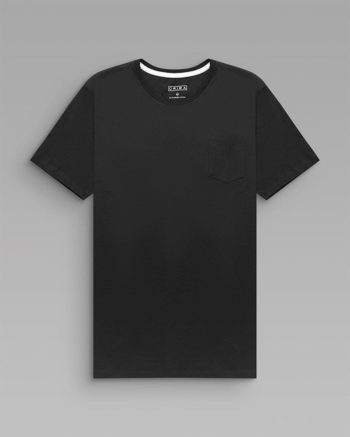 Camiseta Pima com Bolso