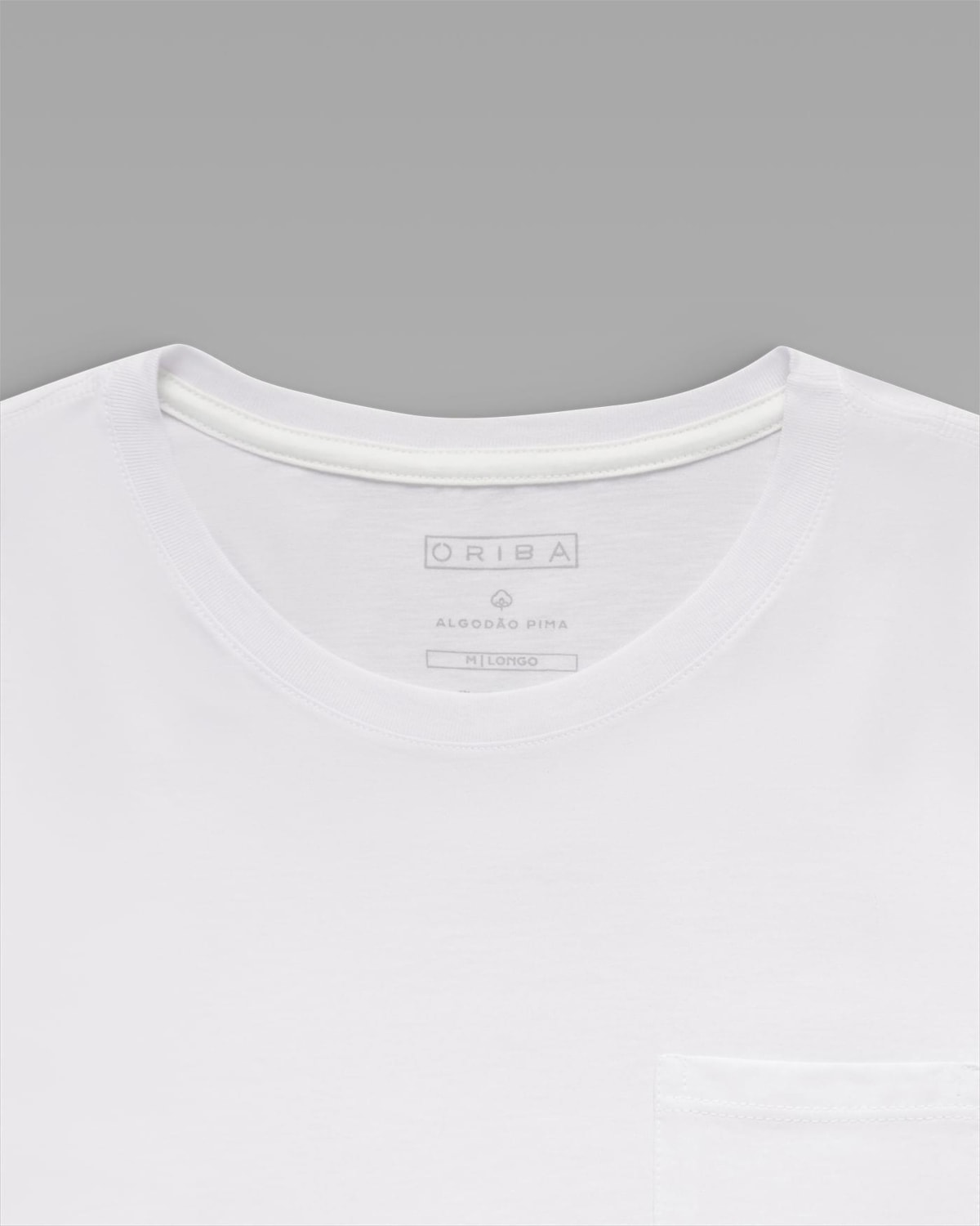 Camiseta Pima com Bolso