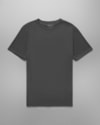 Camiseta pima mescla-preto-curto-g