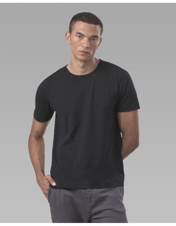 Camiseta pima piquet-preto-curto-p