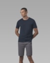 Camiseta pima piquet-azul-longo-g