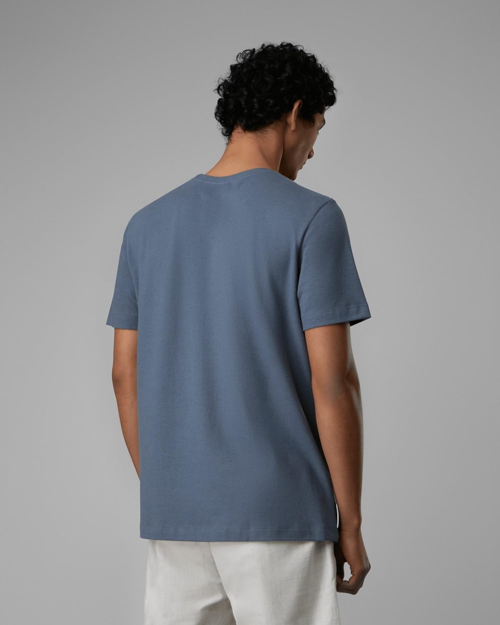 Camiseta Piquet Algodão e Linho