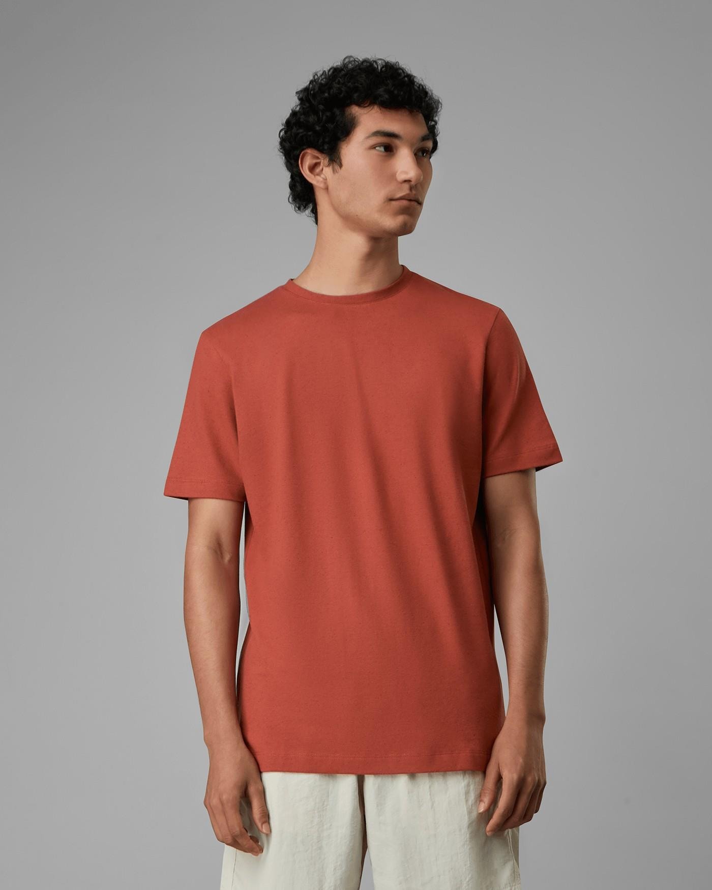 Camiseta Piquet Algodão e Linho