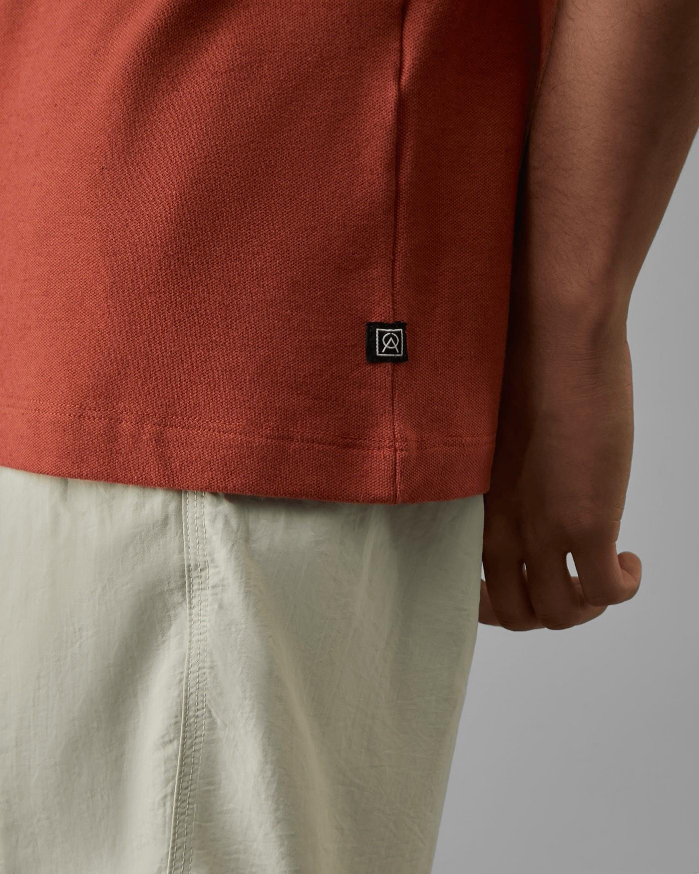 Camiseta Piquet Algodão e Linho