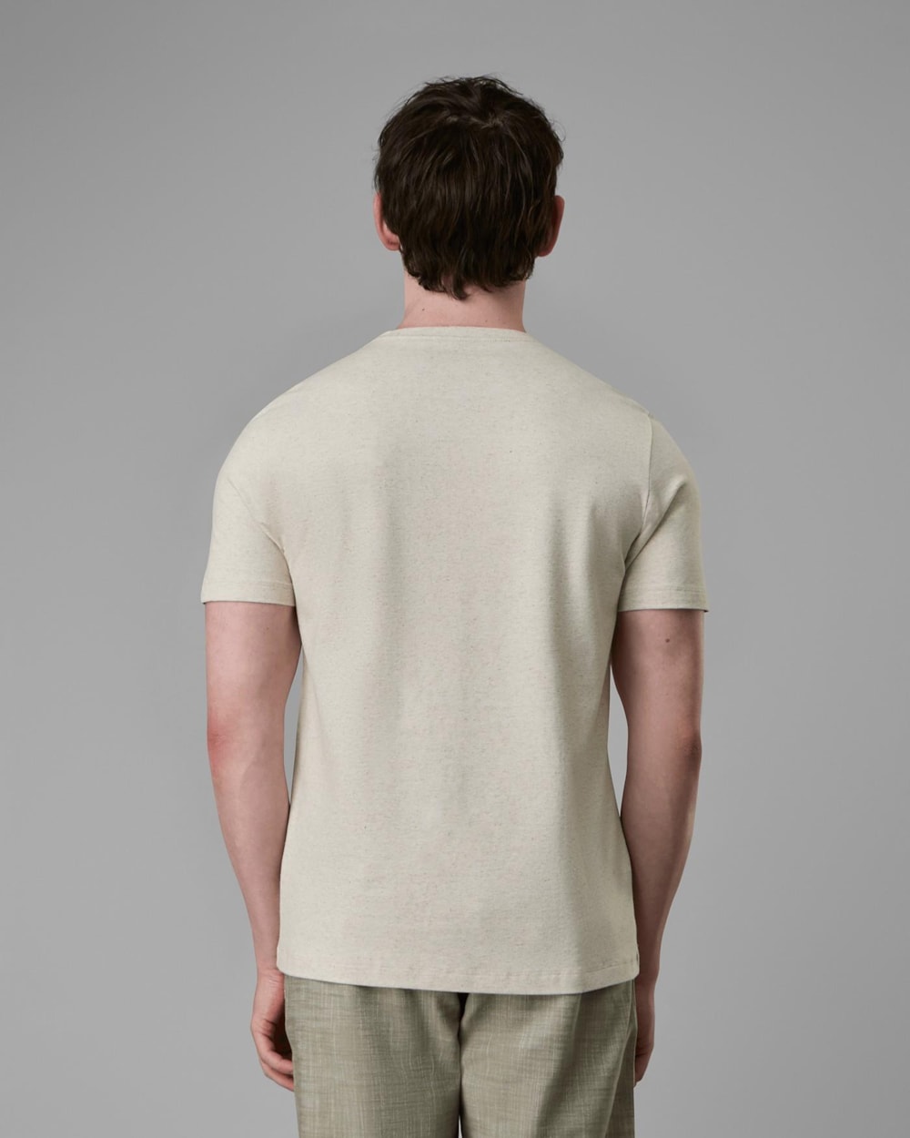Camiseta Piquet Algodão e Linho