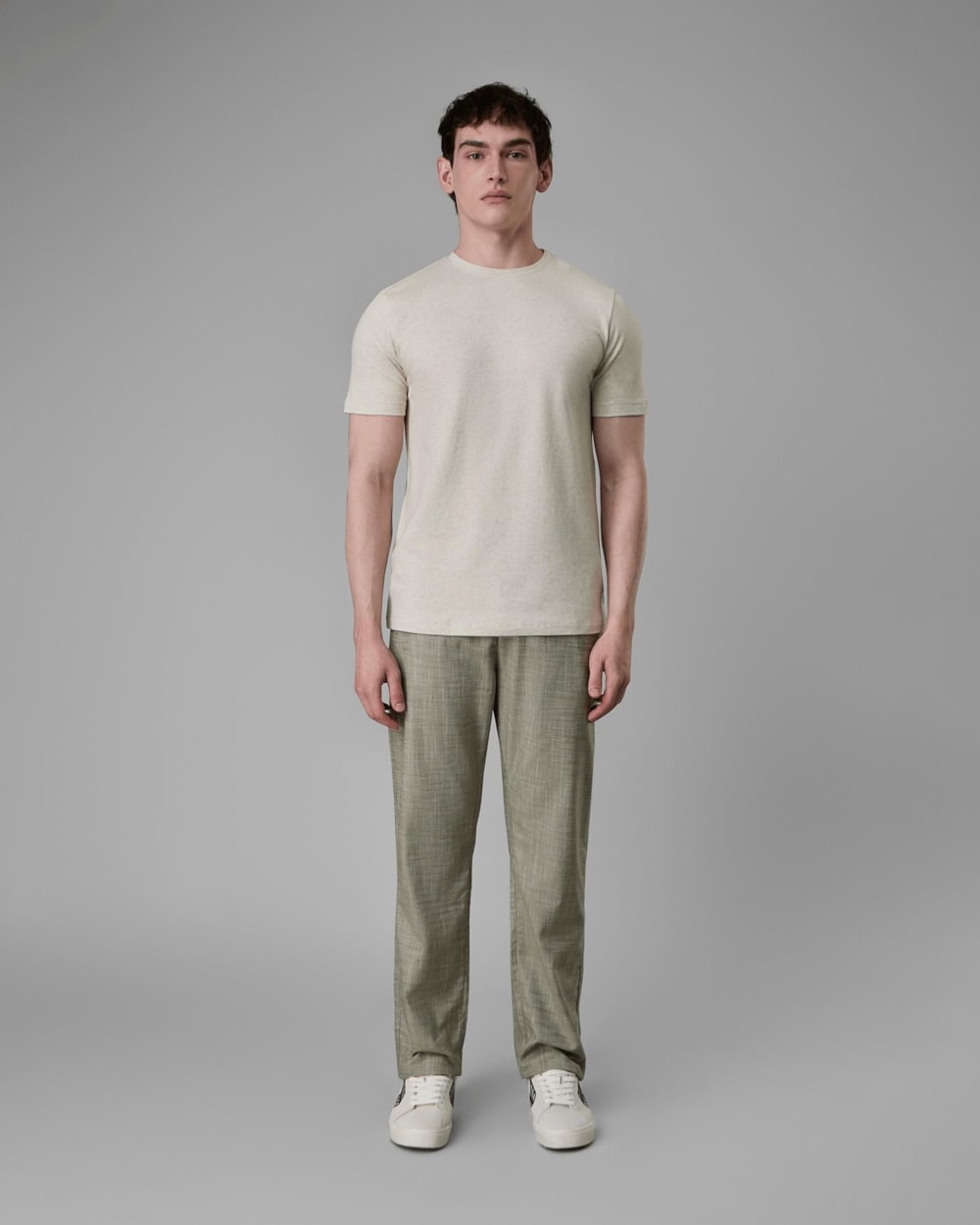 Camiseta Piquet Algodão e Linho
