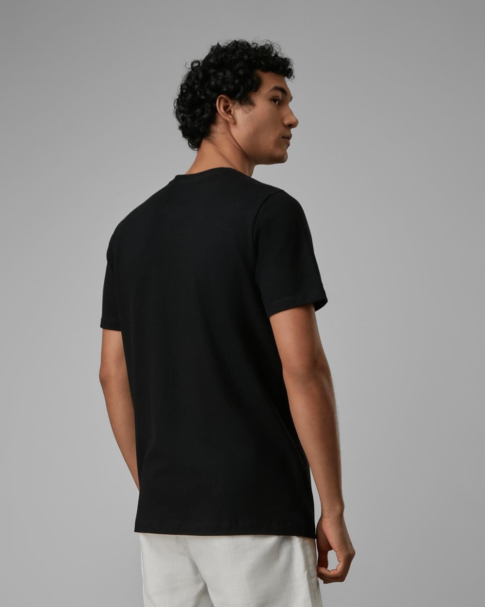 Camiseta Piquet Algodão e Linho