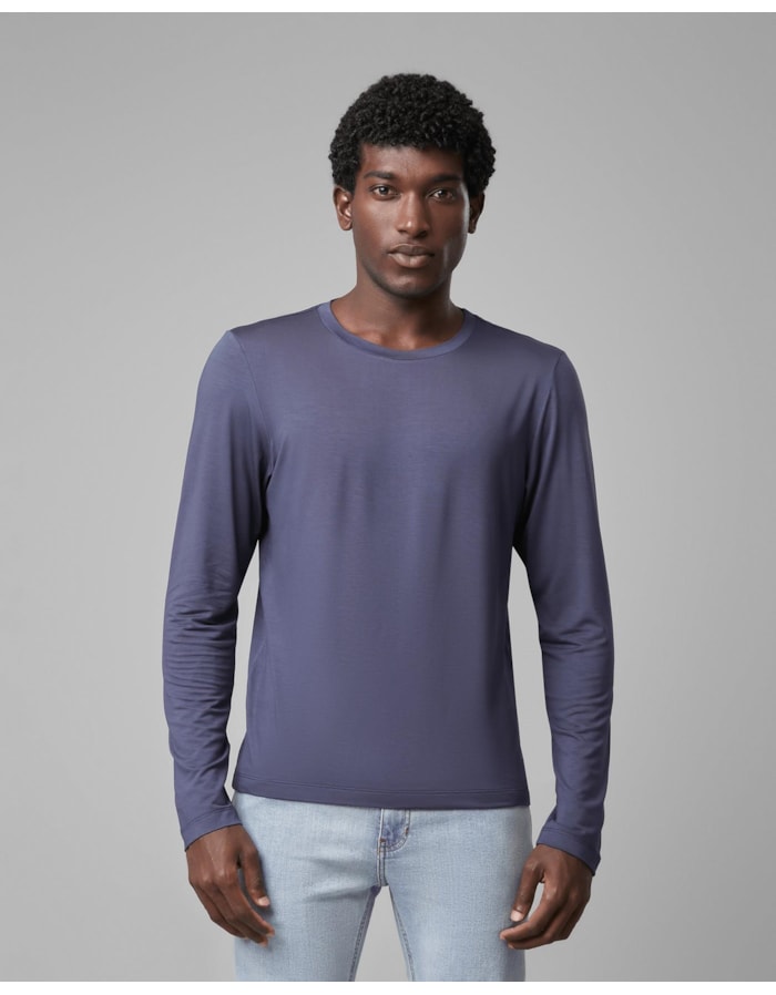 Camiseta tech modal-azul-curto-g
