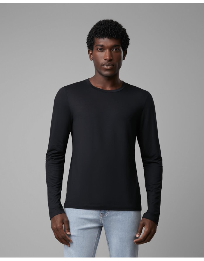 Camiseta tech modal-preto-curto-g