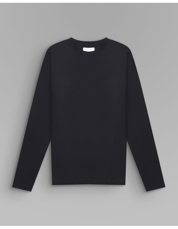 Camiseta térmica ultraleve manga longa-preto-g