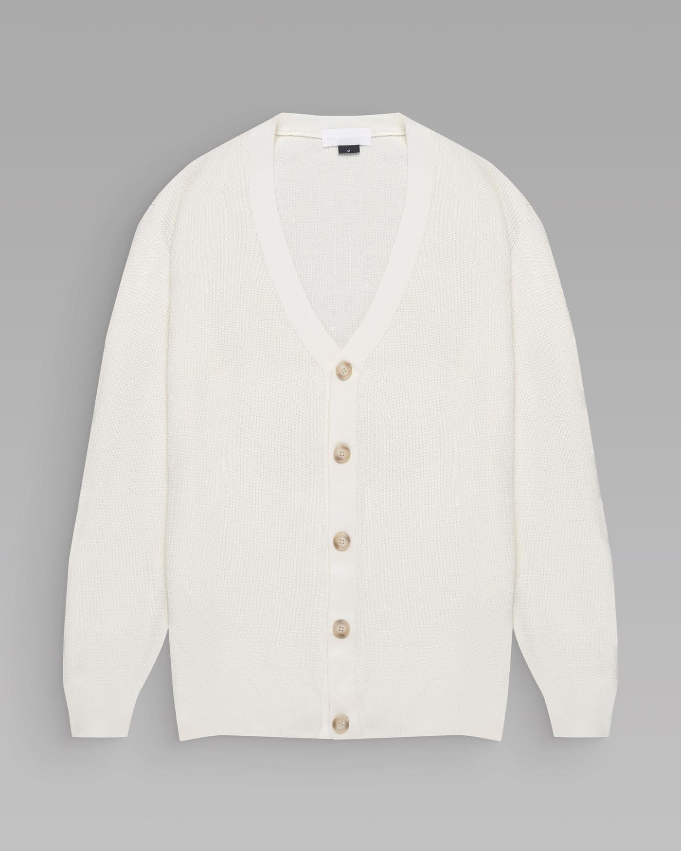 Cardigan Canelado de Algodão - Frete Rápido e Garantia de Qualidade!