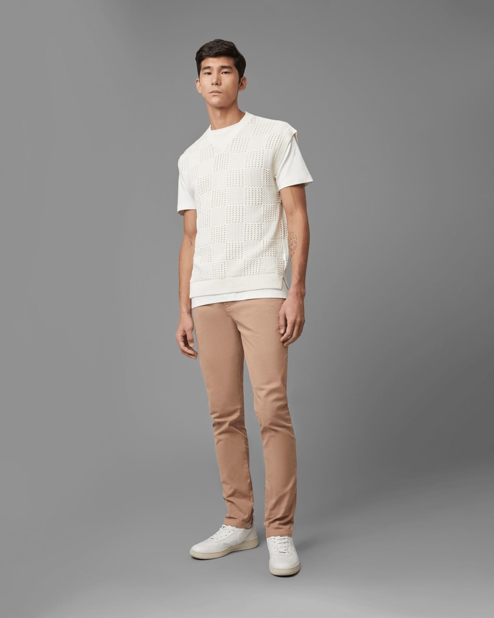 Colete Tricot Xadrez Ltda