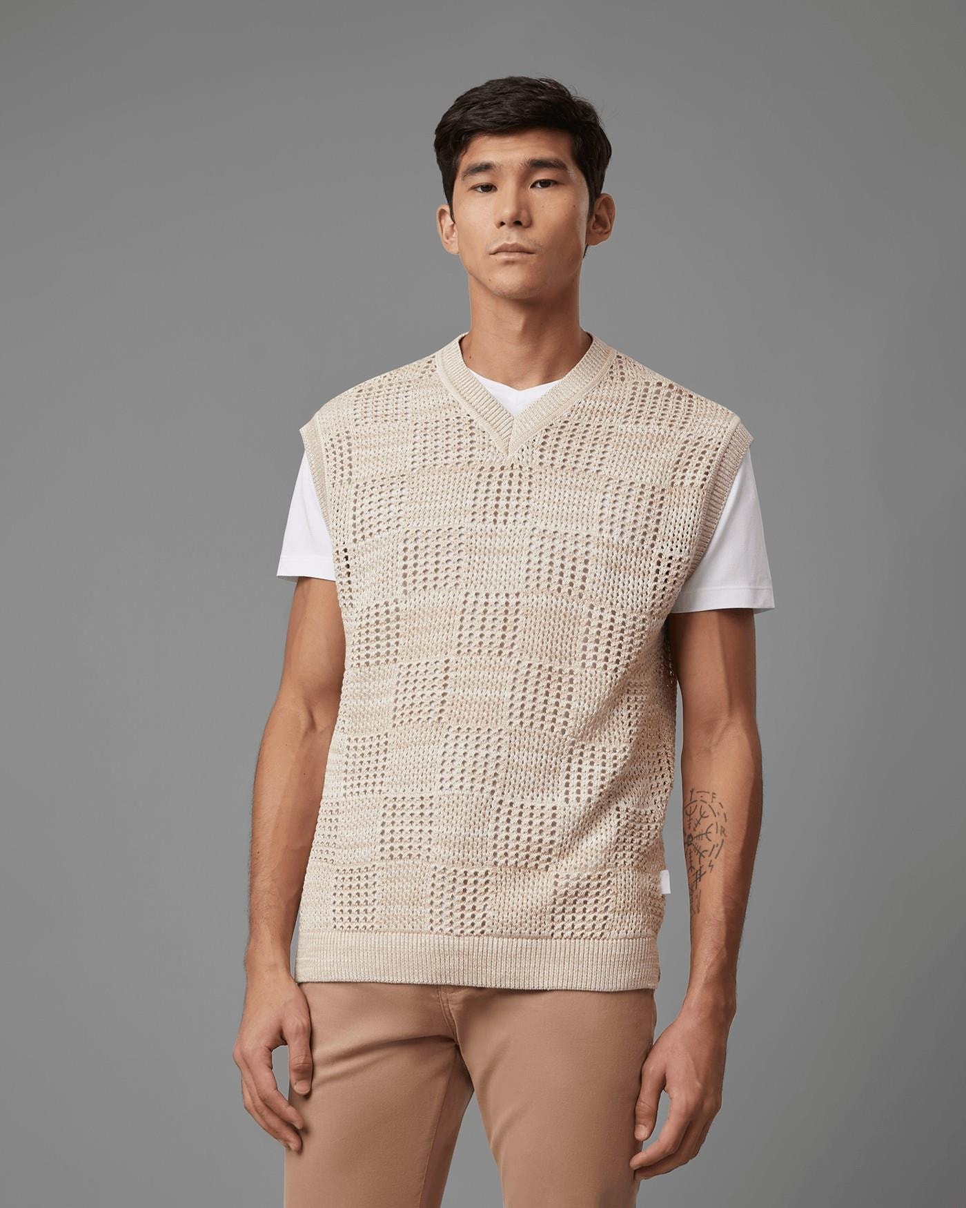 Colete Tricot Xadrez Ltda