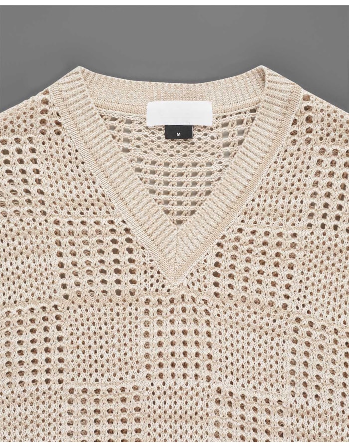 Colete Tricot Xadrez Ltda