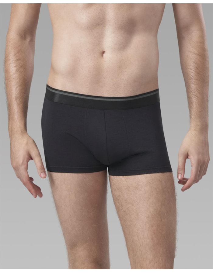 Cueca boxer tech-preto-p