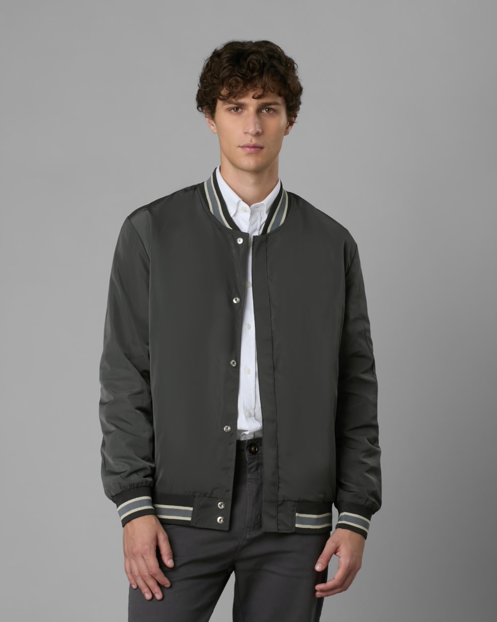 Jaqueta Bomber College Dupla Face