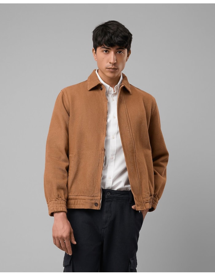 Jaqueta bomber sarja-camelo-ggg