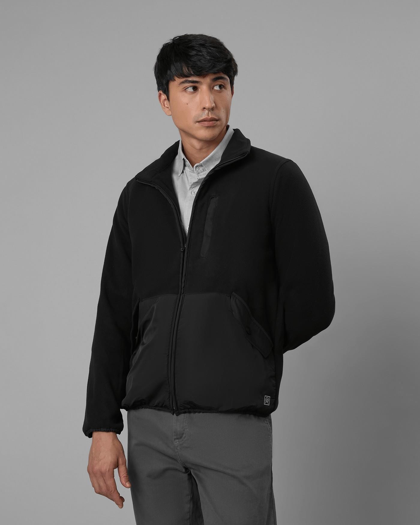 Jaqueta Fleece Repet com Zíper