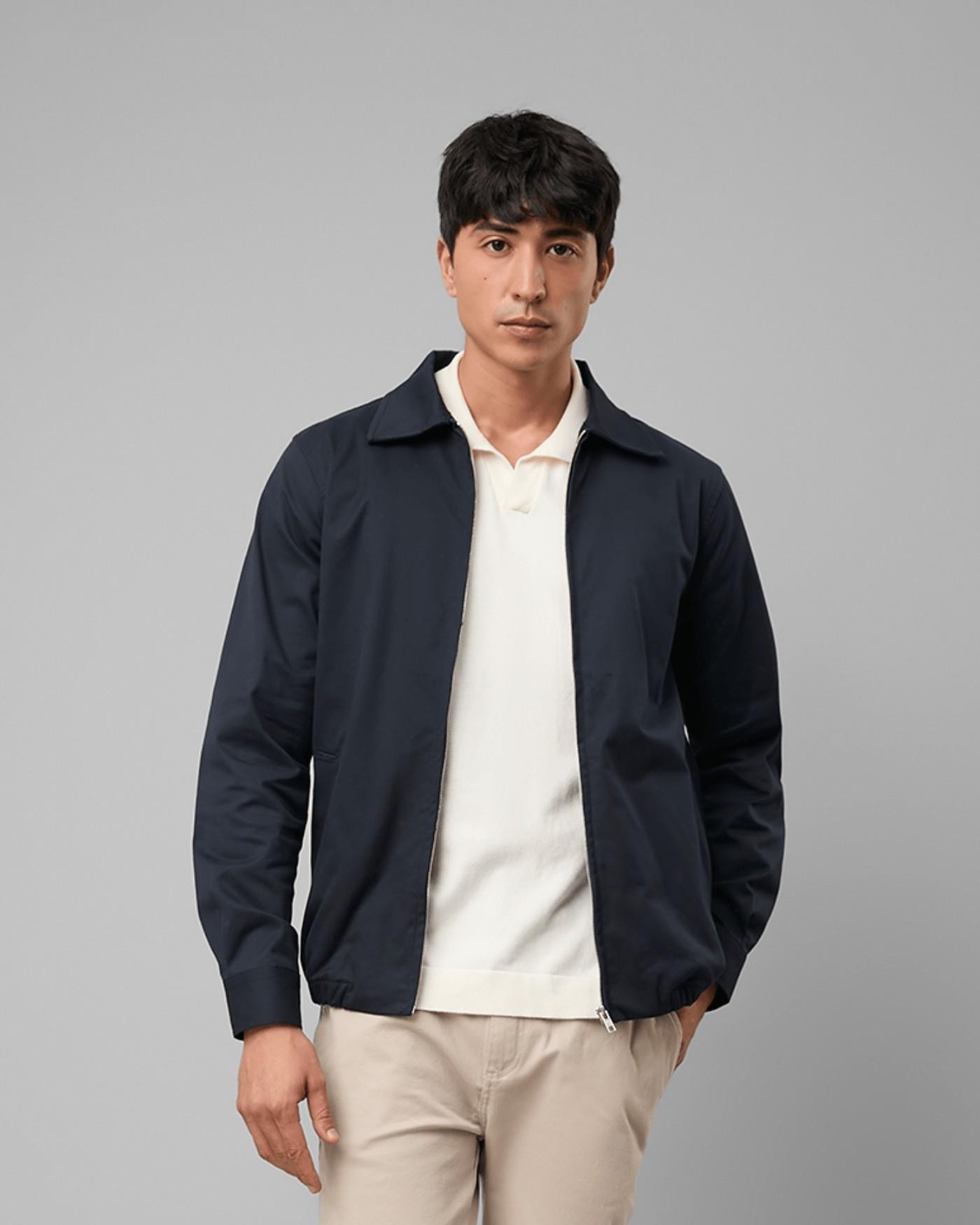 Jaqueta Harrington Algodão