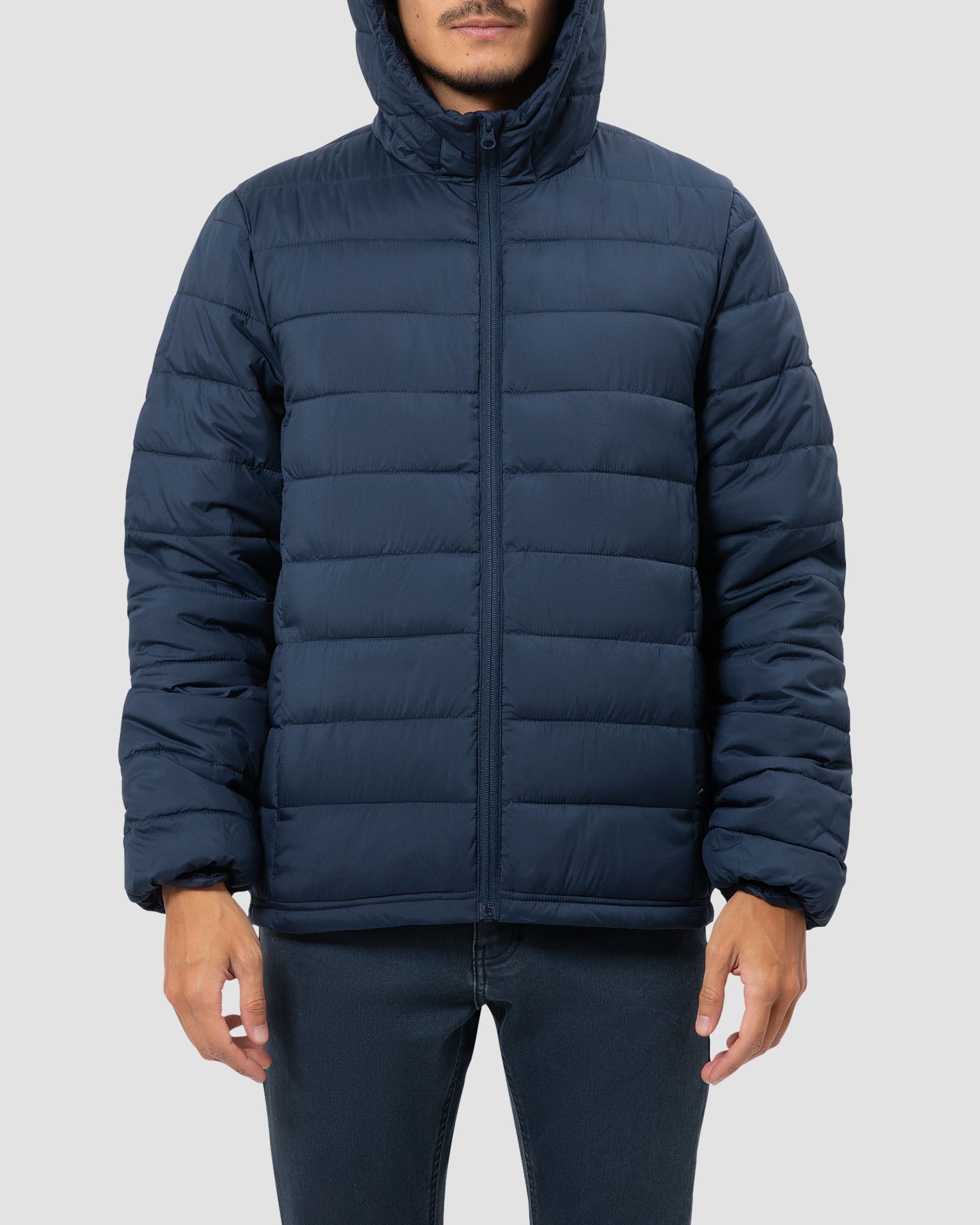 Jaqueta Puffer Repet com Capuz