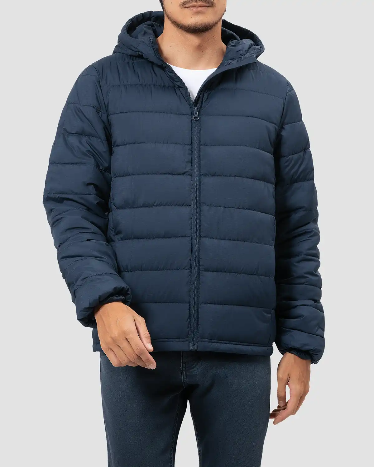 Jaqueta Puffer Repet Com Capuz