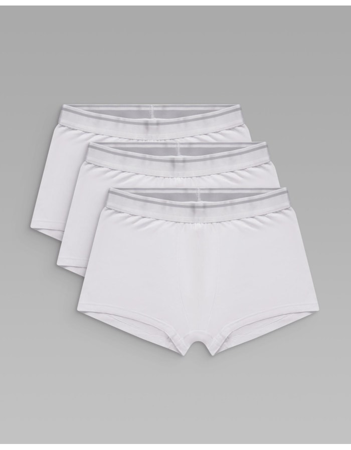 Kit cuecas tech boxer-branco-g