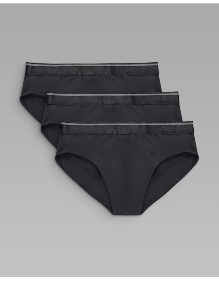 Kit cuecas tech slip-preto-m