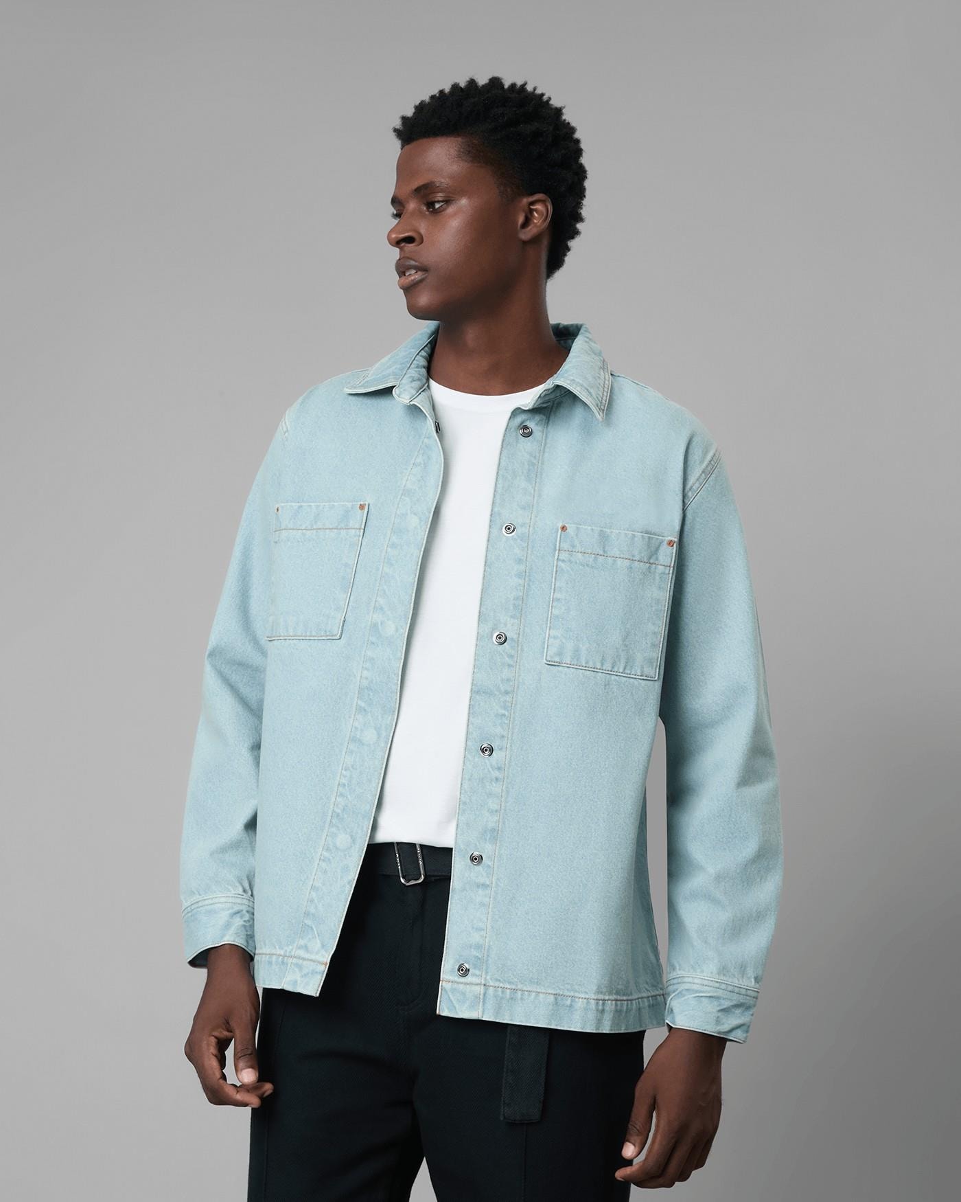 Overshirt Algodão Regenerativo Jeans