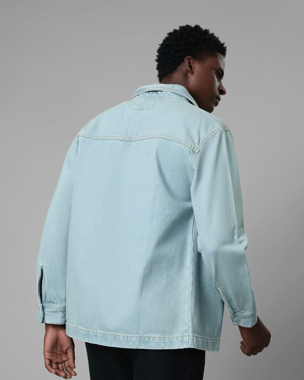 Overshirt Algodão Regenerativo Jeans
