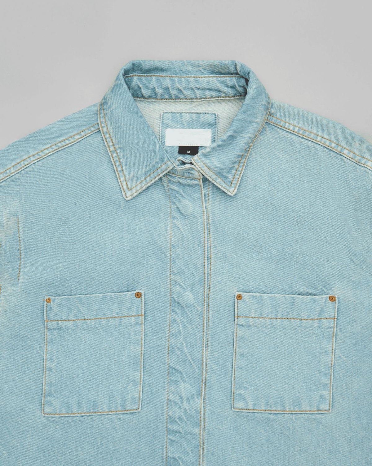 Overshirt Algodão Regenerativo Jeans