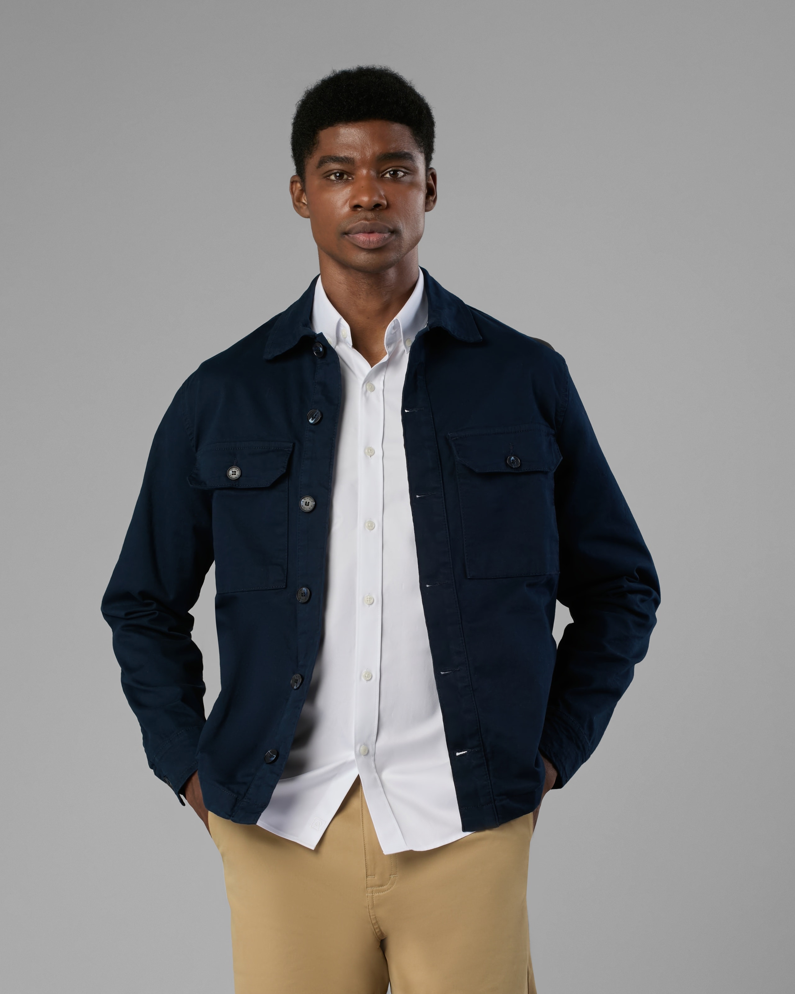 Overshirt com Bolsos