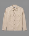 Overshirt com bolsos-bege-g