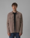 Overshirt malha gorgurão-bege-g