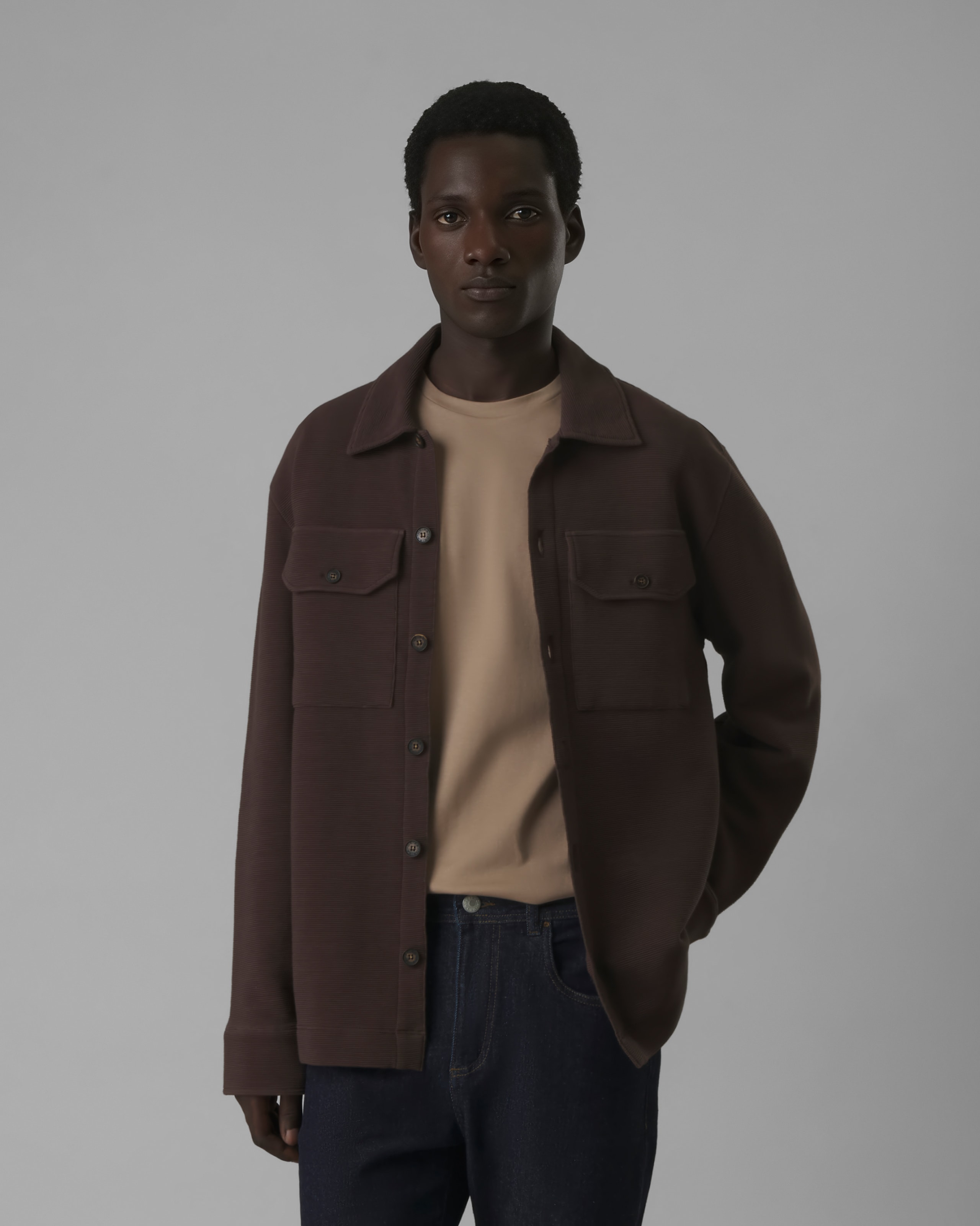 Overshirt Malha Gorgurão