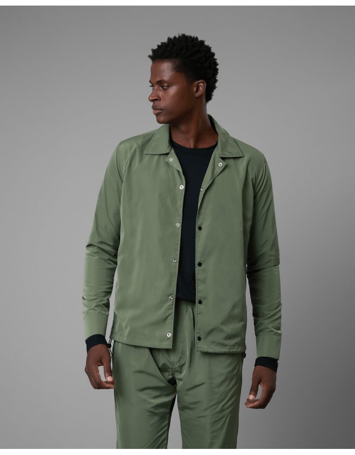 Overshirt repet-verde-gg