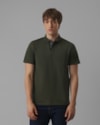 Polo esporte crepe-verde-g