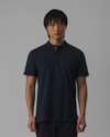 Polo esporte crepe-azul-g