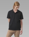 Polo essencial-preto-longo-p