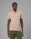Polo essencial-bege-longo-p
