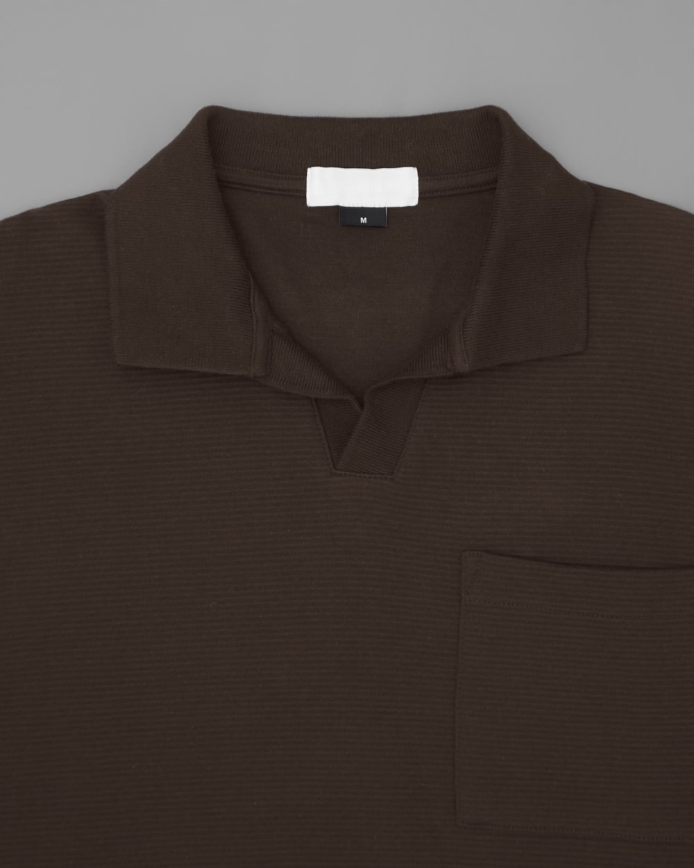 Polo Oversized Malha Dupla Cotelê
