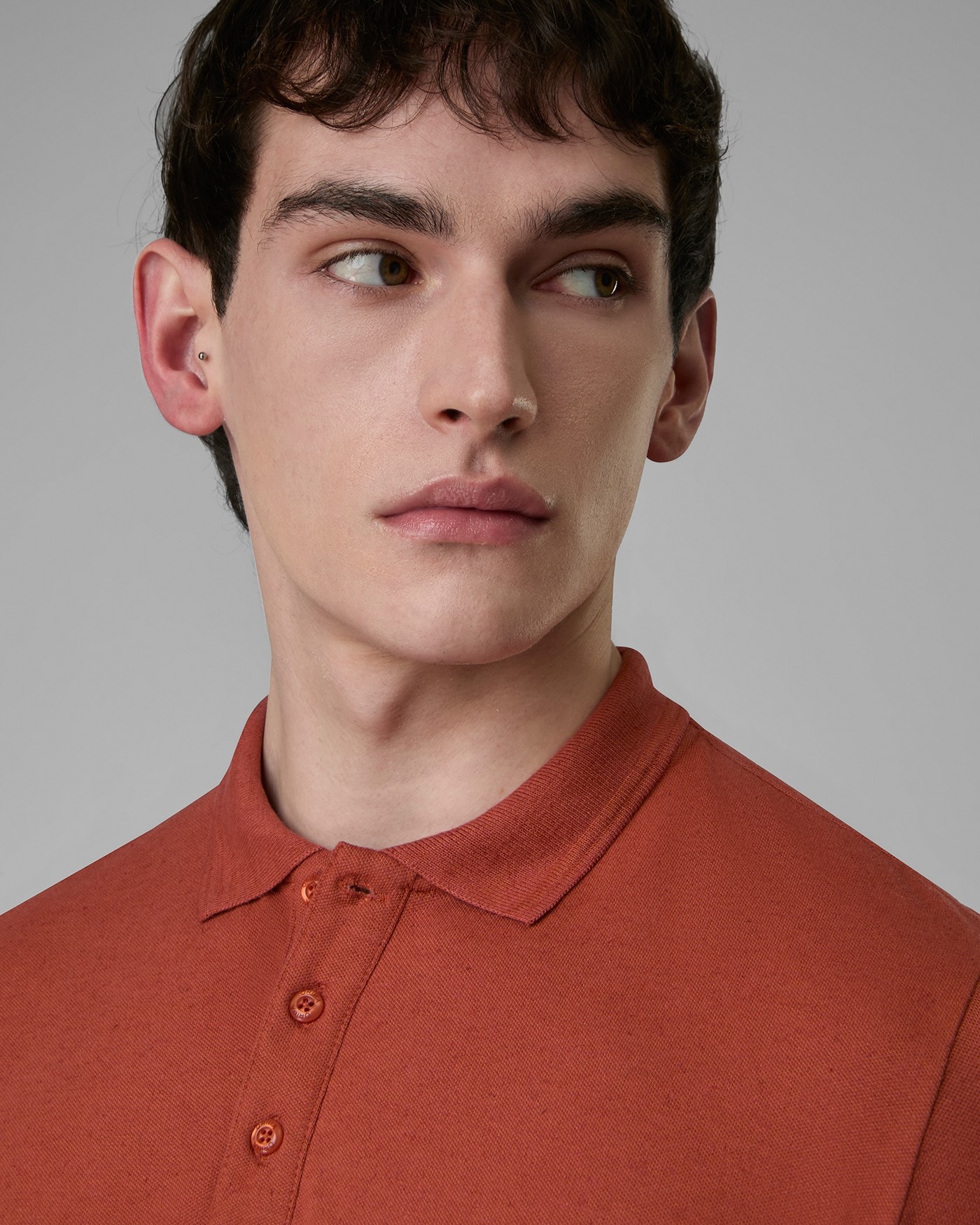 Polo Piquet Algodão e Linho