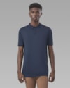 Polo tech-azul-longo-p