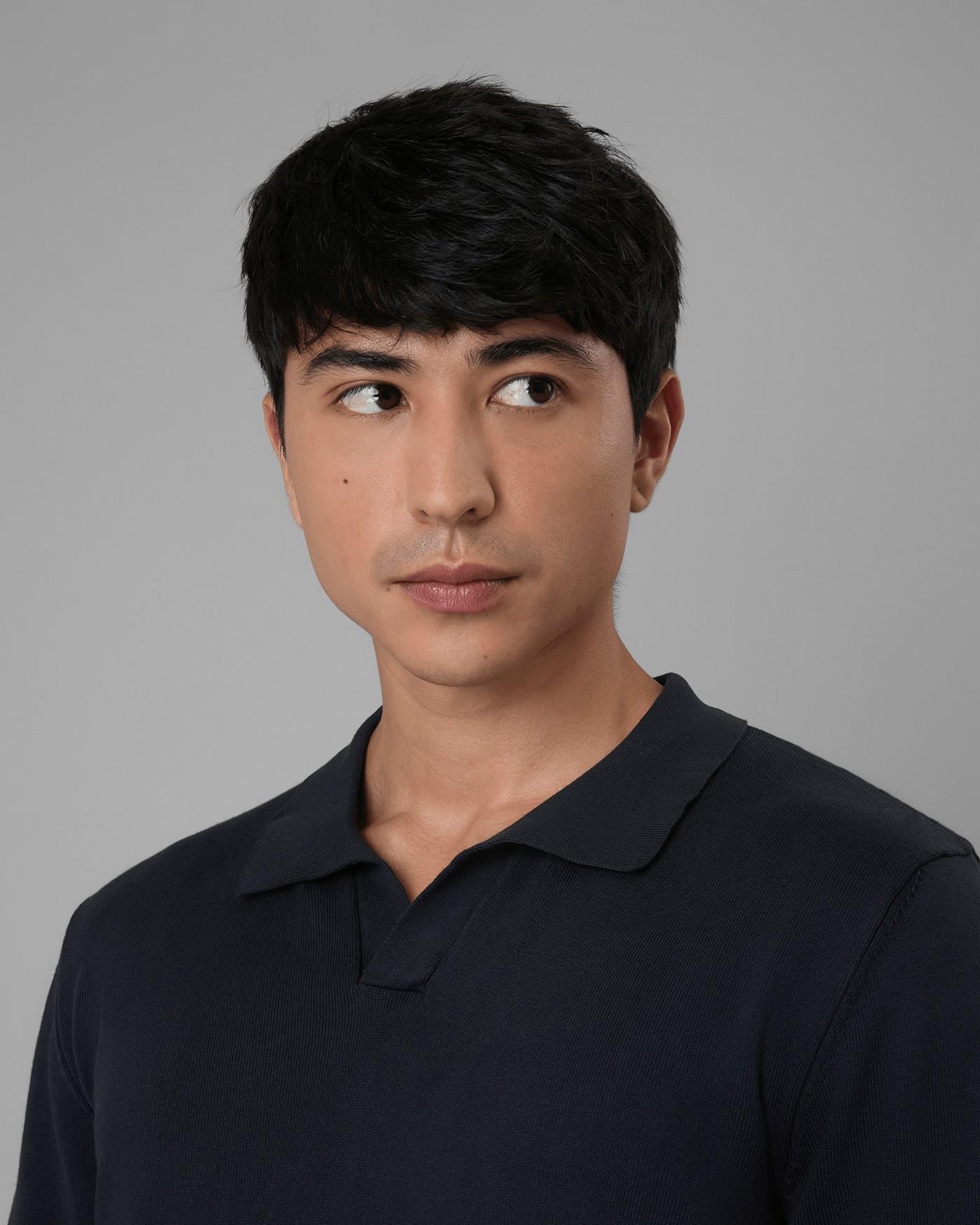 Polo Tricot Algodão Manga Longa