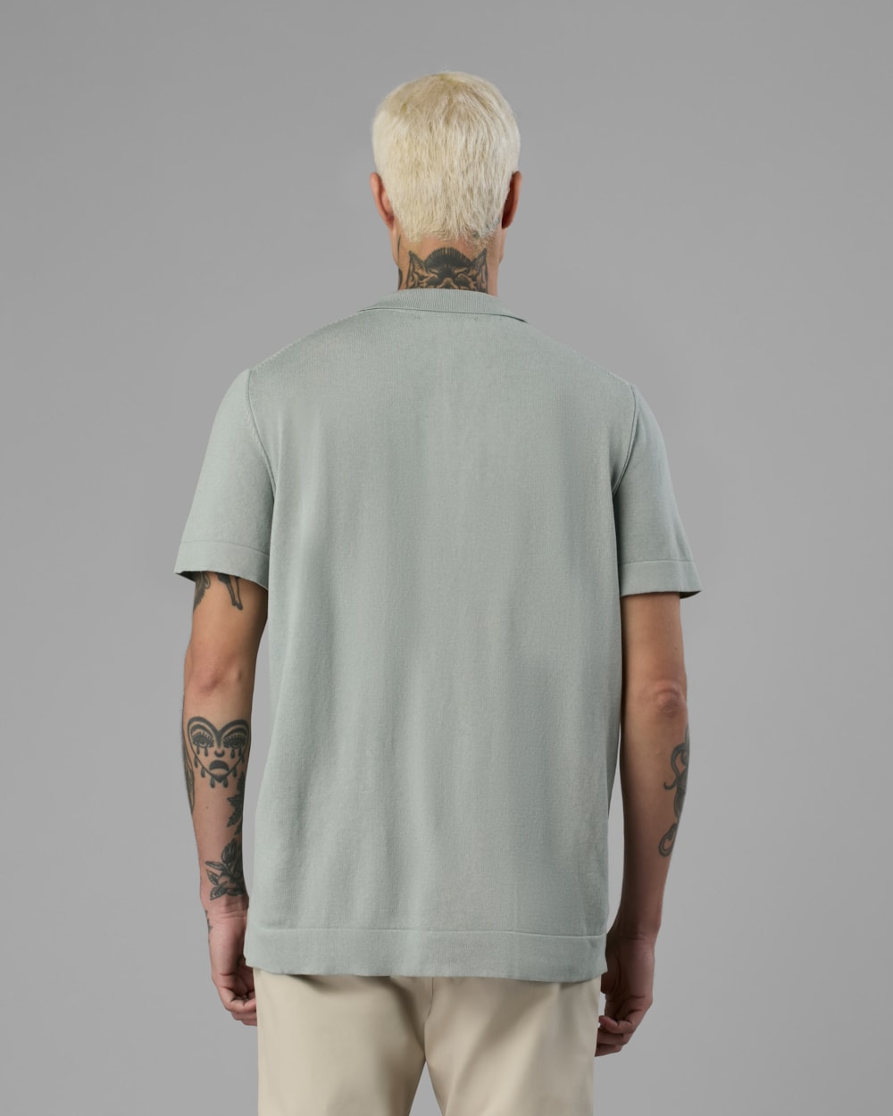 Polo Tricot com Linho