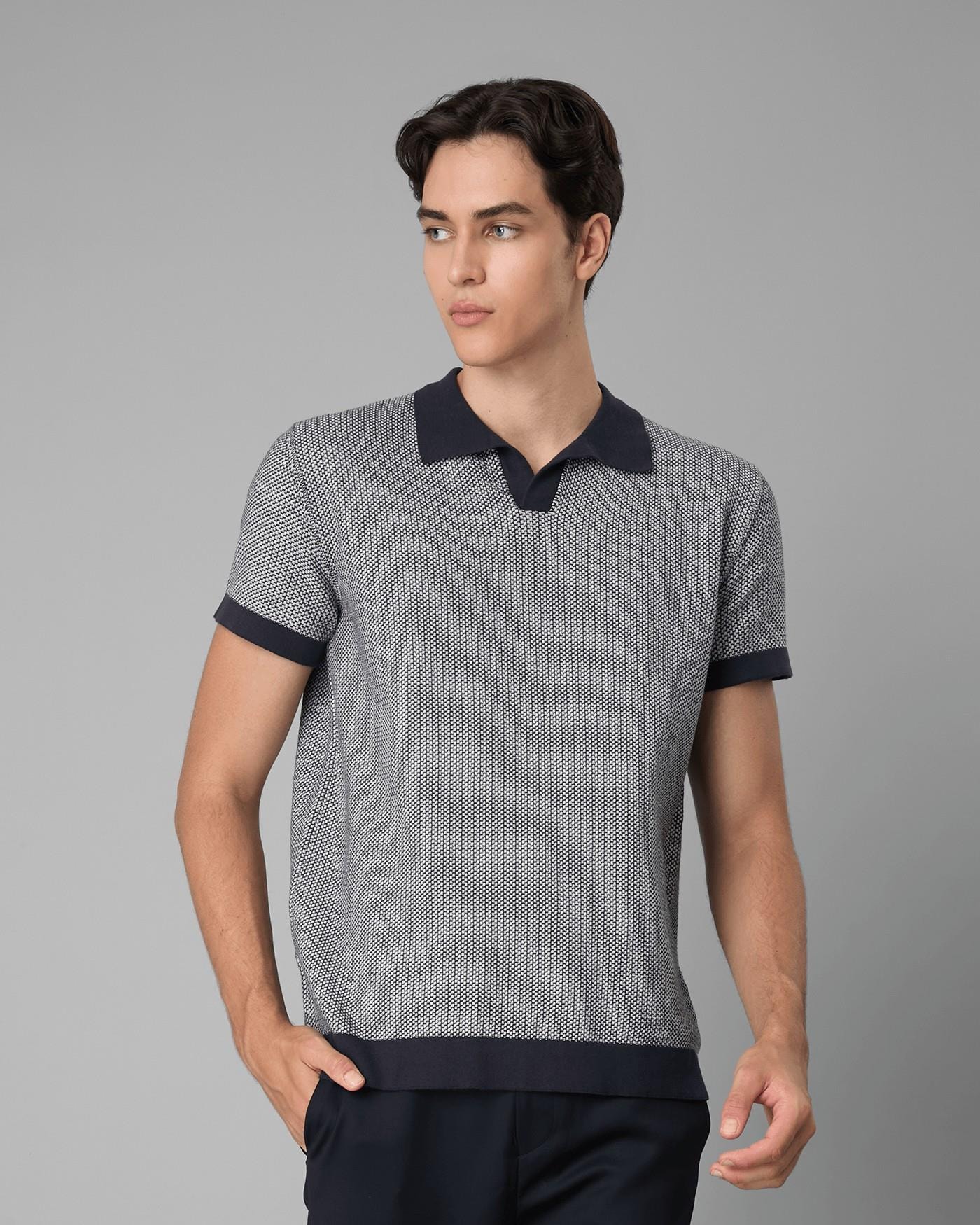 Polo Tricot Jacquard