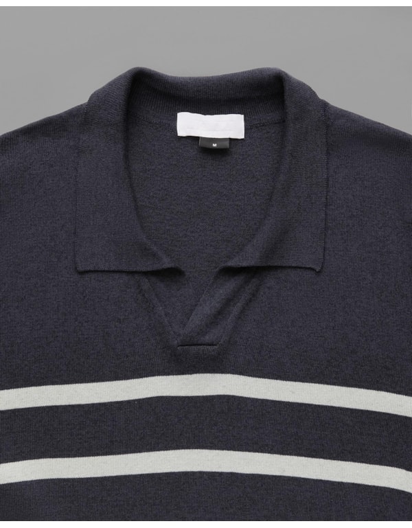 Polo Tricot Linho Listrado